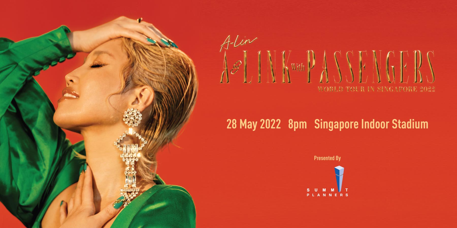 A-Lin "A-LINK with PASSENGERS" World Tour in Singapore 2022