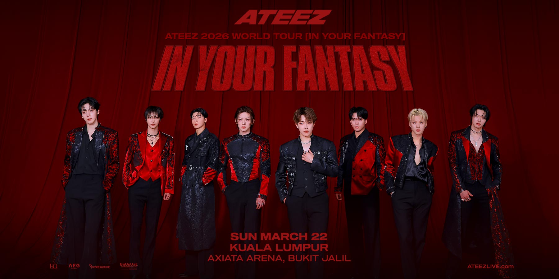 ATEEZ 2026 WORLD TOUR [IN YOUR FANTASY] – KUALA LUMPUR