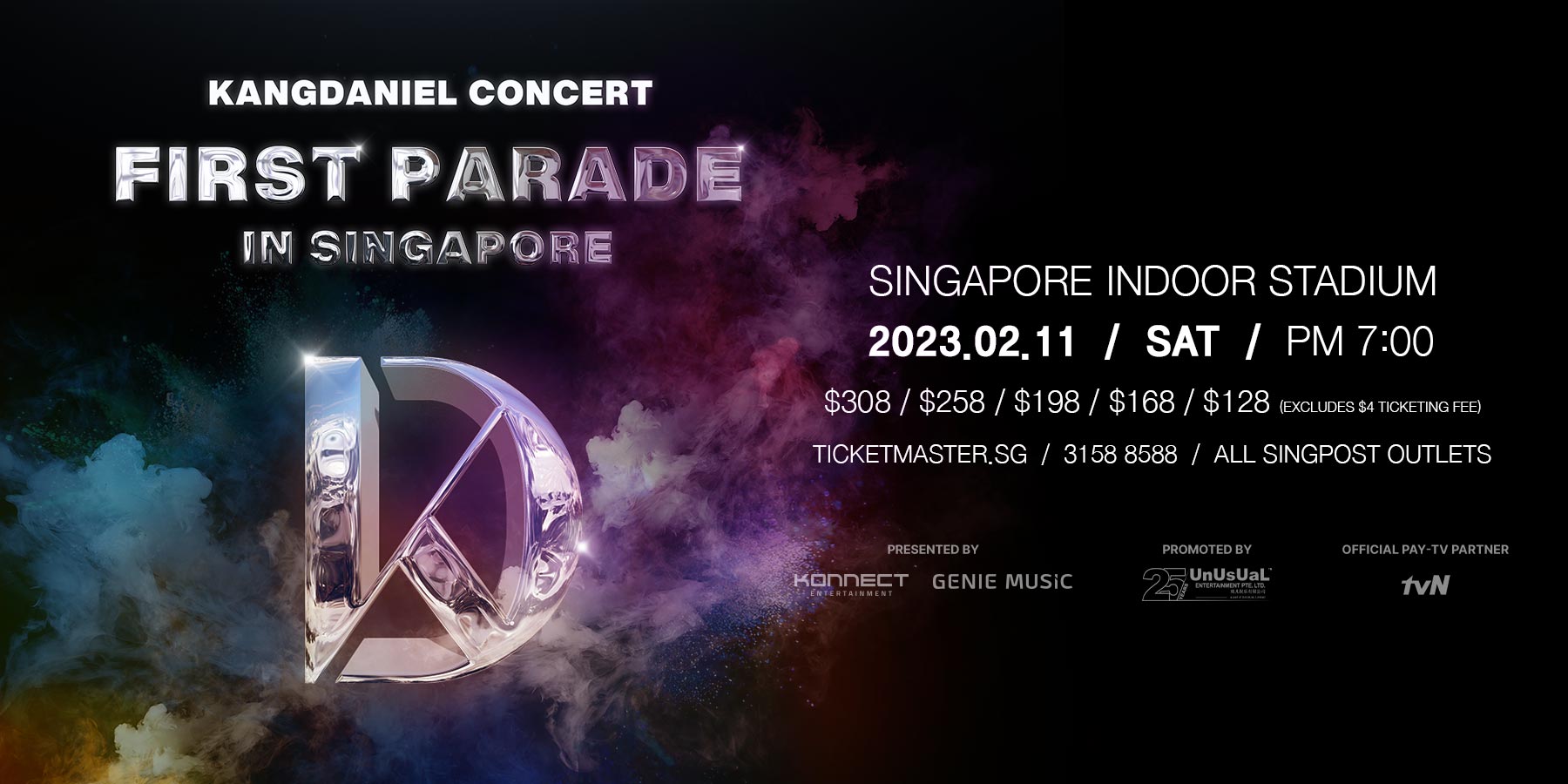 KANGDANIEL CONCERT FIRST PARADE IN SINGAPORE Banner