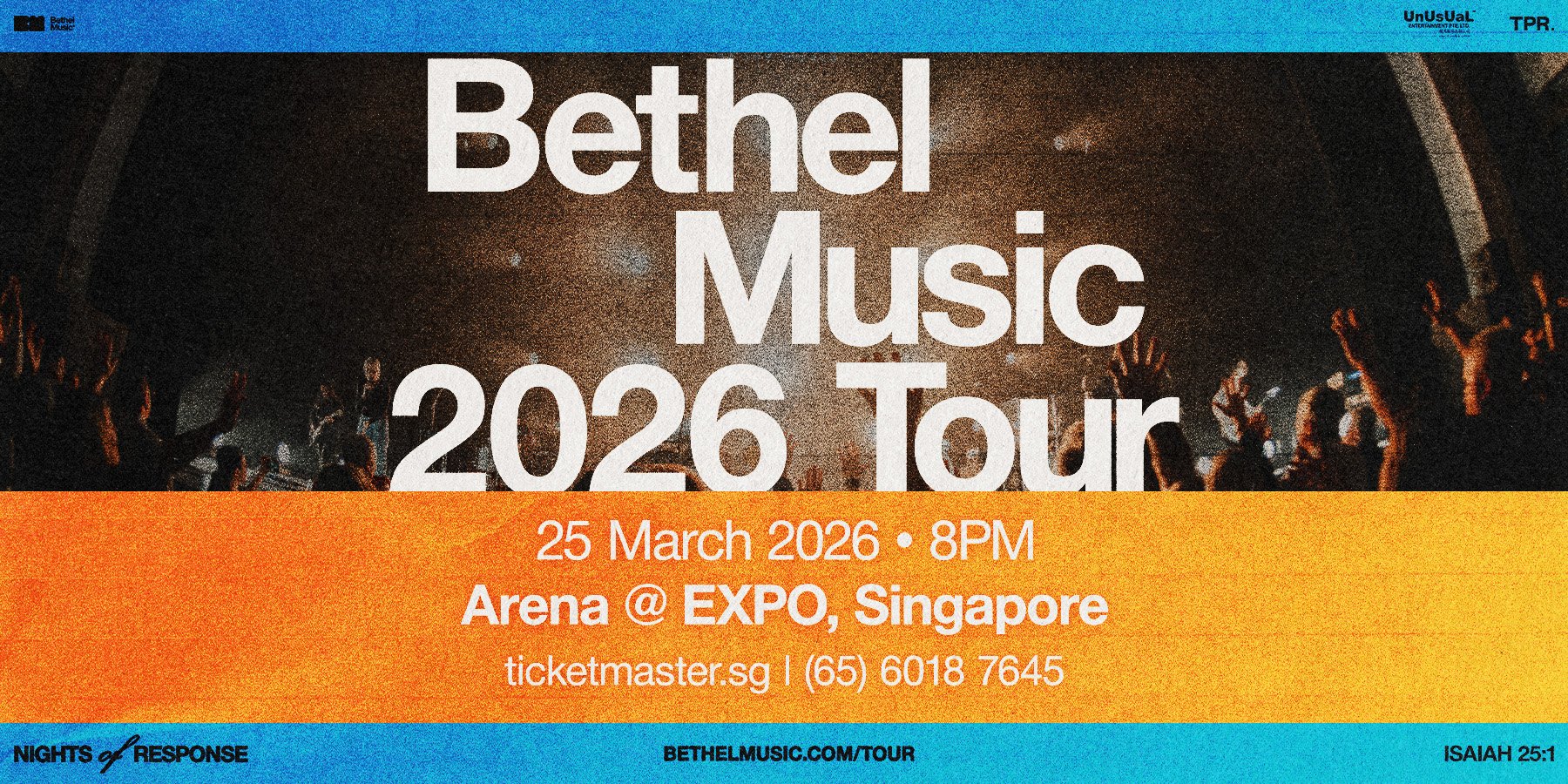 Bethel Music 2026 Tour in Asia - Singapore