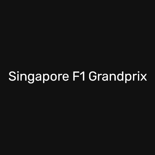 Singapore F1 Grandprix